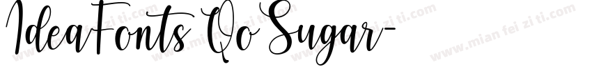 IdeaFonts QoSugar字体转换
